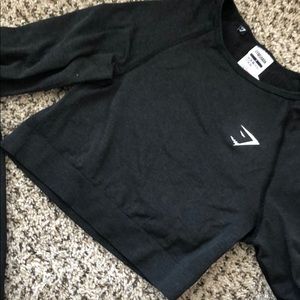 Long sleeve Gymshark shirt (black)